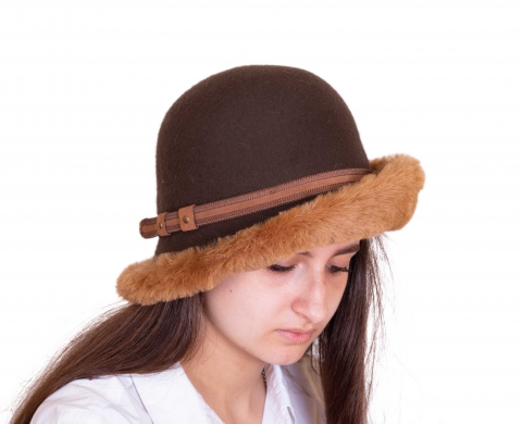 Sombreros de fieltro de mujer
